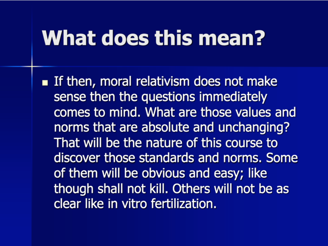 The Myth Of Moral Relativism - J Dolhenty - 18